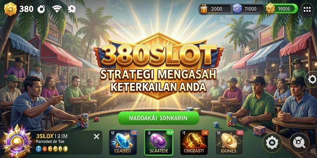 Screenshot gameplay 380SLOT menunjukkan momen strategis yang intens.