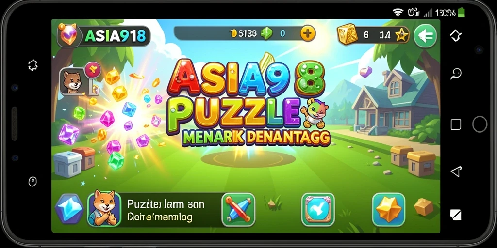 Tampilan gameplay ASIA918 dengan banyak teka-teki menarik.