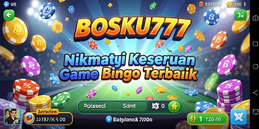 Tampilan gameplay seru dari BOSKU777 Bingo.