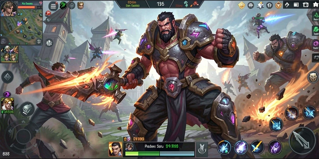 Gameplay seru dengan strategi tim di DV188.