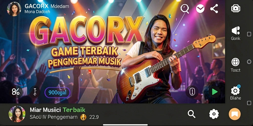 Tampilan gameplay GACORX yang penuh aksi dan seru.