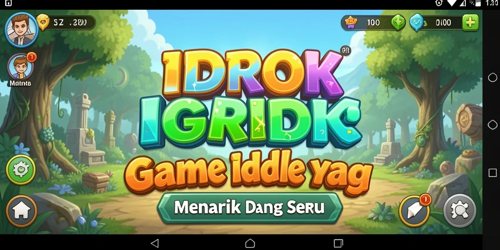 Tampilan gameplay menarik dalam game Idle IDROK.