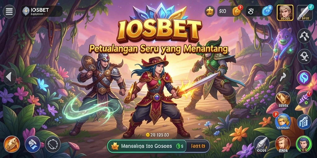 Tampilan gameplay menarik dari IOSBET dengan aksi petualangan yang mendebarkan.