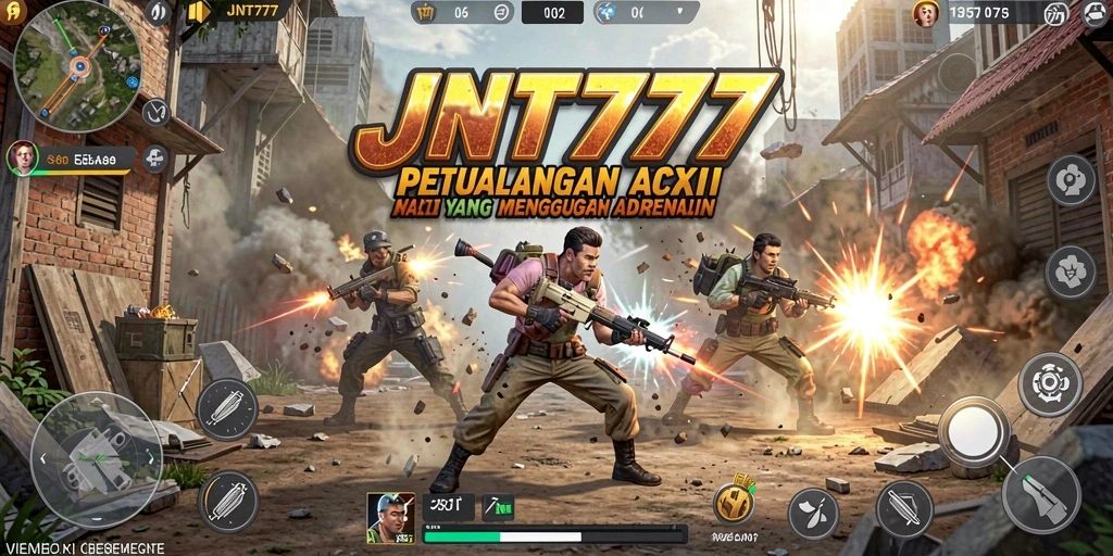 Tangkapan layar principal JNT777 menampilkan aksi gameplay yang mendebarkan.