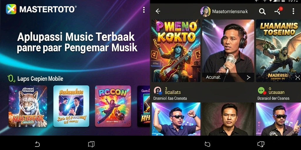 Tampilan gameplay interaktif MASTERTOTO yang menarik dan penuh musik.