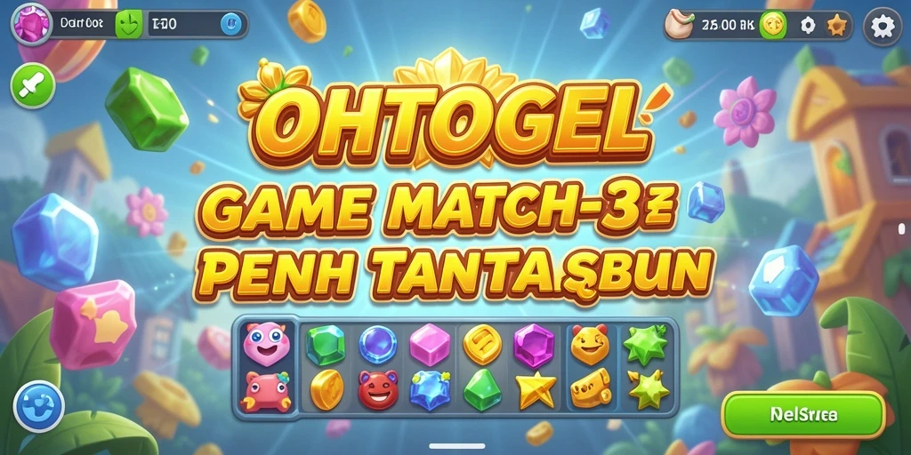 Tampilan gameplay OHTOGEL yang cerah dan penuh warna.