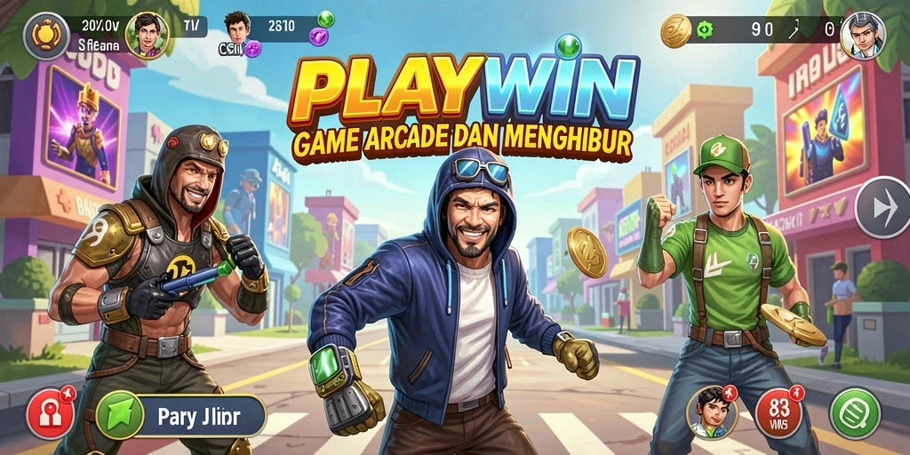 Screenshot menunjukkan gameplay seru dalam PLAYWIN dengan tantangan yang menegangkan.