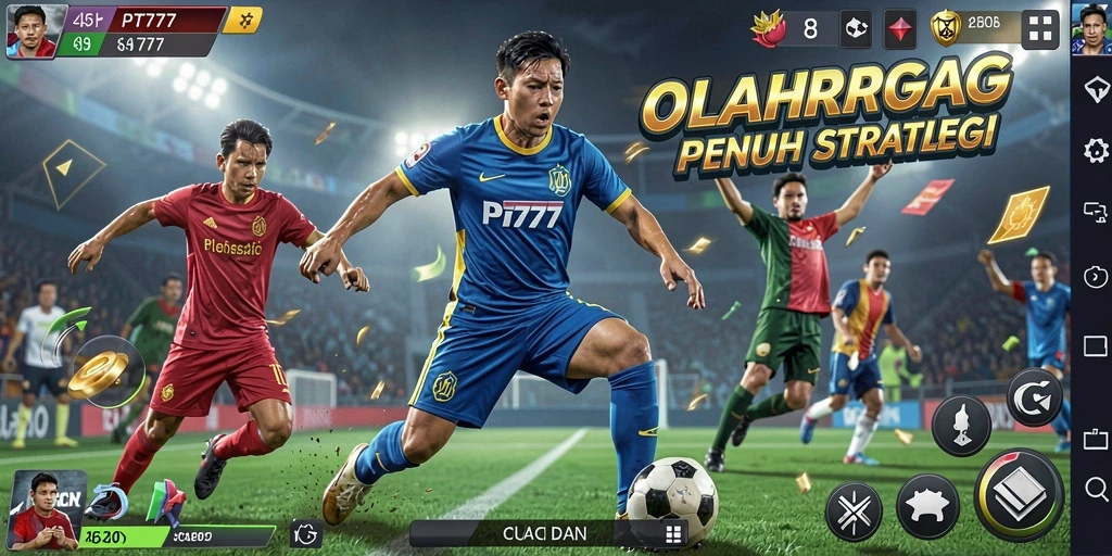 Tangkapan layar PT777 menunjukkan aksi olahraga yang menegangkan dan grafis yang memukau.