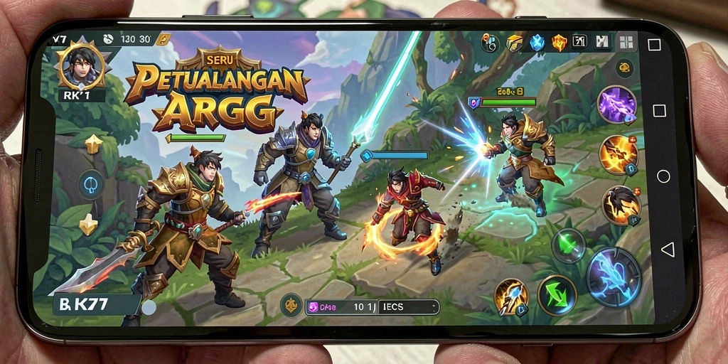 Gameplay seru dengan pertarungan epik dalam ARPG.