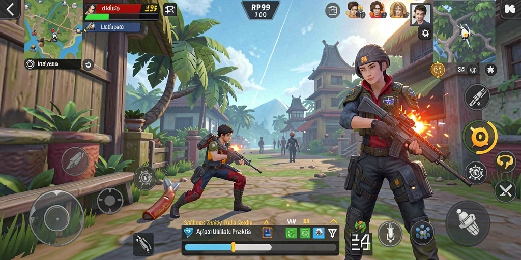 Screenshot utama RP99 menunjukkan tampilan intuitif untuk pengelolaan tugas.