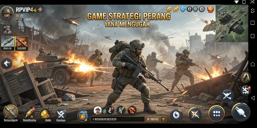 Tampilan menarik dari gameplay RPVIP4 yang mendebarkan.