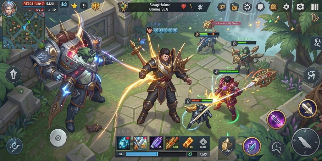 Tampilan gameplay SE328 menunjukkan pertempuran taktis yang mendebarkan.