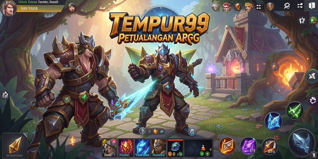 Tangkapan layar menunjukkan aksi pertarungan dinamis di TEMPUR99.